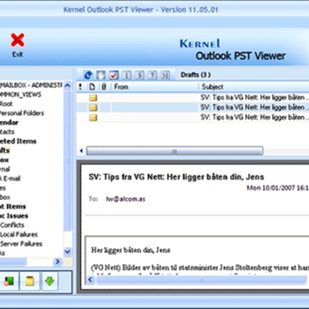 Kernel Outlook Pst Viewer Reviews